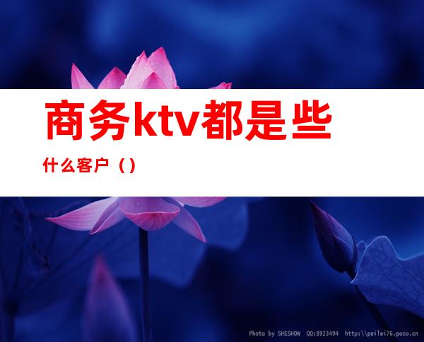 商务ktv都是些什么客户()