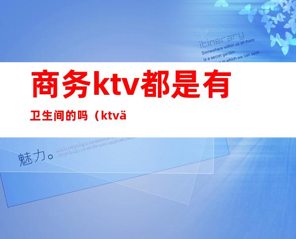 商务ktv都是有卫生间的吗（ktv什么包间有卫生间）