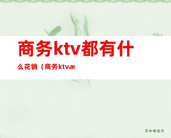 商务ktv都有什么花销(商务ktv最低消费包括哪些?如何消费?)