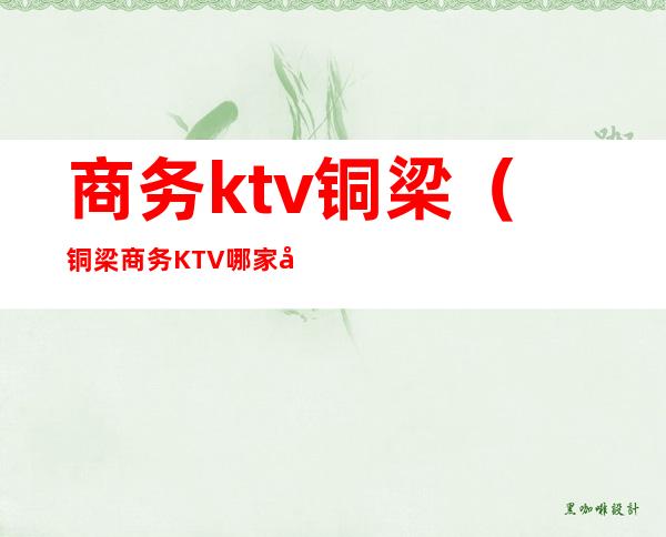 商务ktv铜梁(铜梁商务KTV哪家好耍)