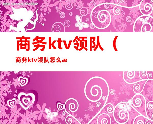 商务ktv领队(商务ktv领队怎么抽成)