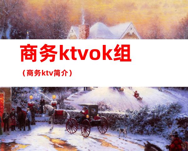 商务ktvok组(商务ktv简介)