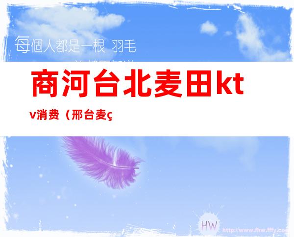 商河台北麦田ktv消费(邢台麦田ktv)