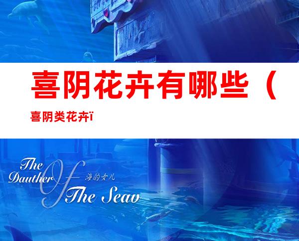 喜阴花卉有哪些(喜阴类花卉)