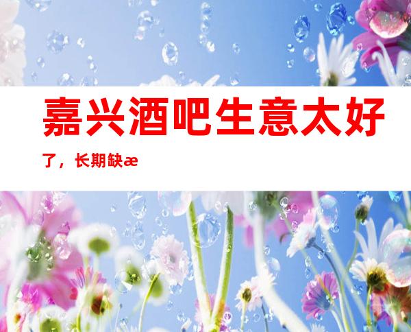嘉兴酒吧生意太好了，长期缺服务员，酒水促销员