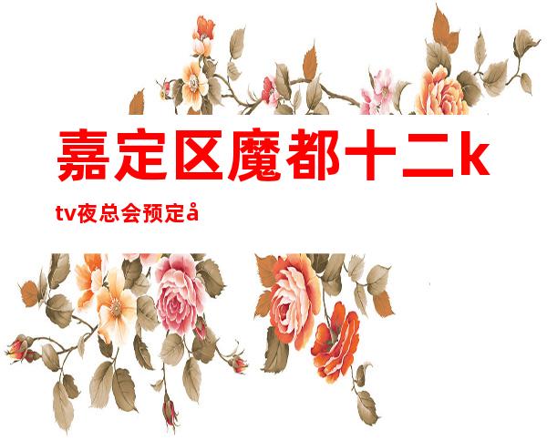 嘉定区魔都十二ktv夜总会预定包厢找我亲自接待