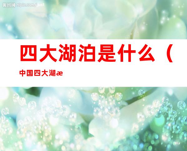 四大湖泊是什么(中国四大湖泊是什么湖)