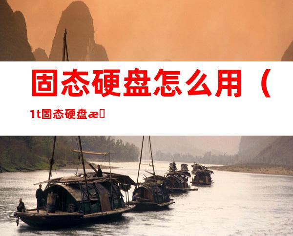 固态硬盘怎么用（1t固态硬盘怎么用）