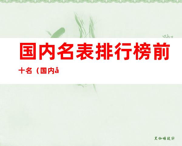 国内名表排行榜前十名(国内名表排行前三十名)