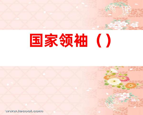 国家领袖()