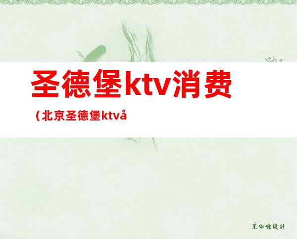 圣德堡ktv消费(北京圣德堡ktv姑娘)