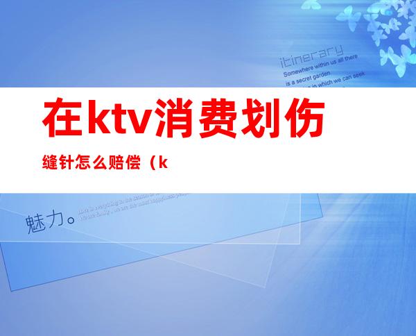 在ktv消费划伤缝针怎么赔偿(ktv打坏东西要赔吗?)
