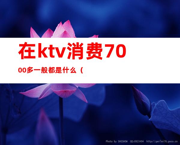 在ktv消费7000多一般都是什么()