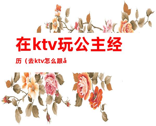 在ktv玩公主经历(去ktv怎么跟公主玩)