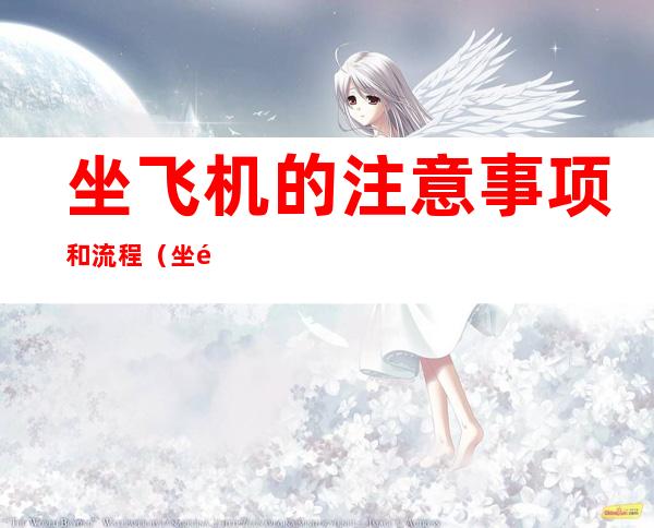 坐飞机的注意事项和流程(坐飞机的注意事项和流程英文)