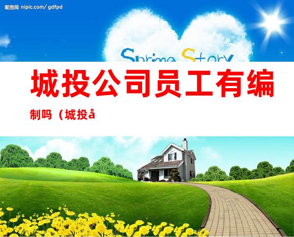 城投公司员工有编制吗(城投公司员工有编制吗在南昌分公司)