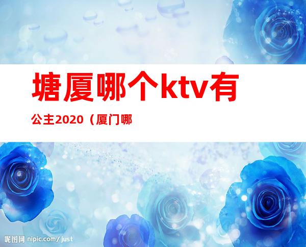 塘厦哪个ktv有公主2020(厦门哪家ktv在招聘公主)