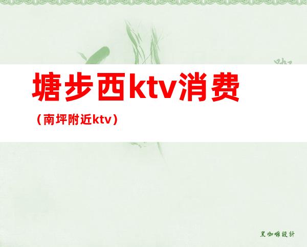 塘步西ktv消费（南坪附近ktv）