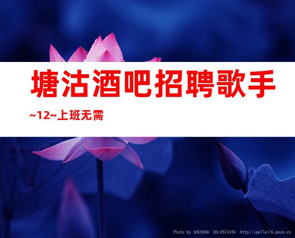 塘沽酒吧招聘歌手~12~上班无需担心