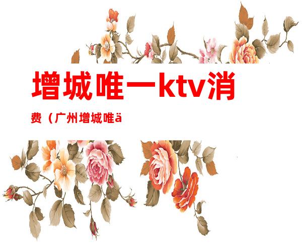 增城唯一ktv消费(广州增城唯一ktv)