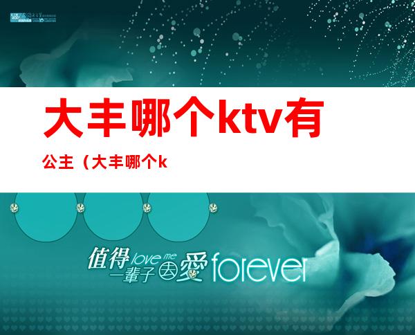 大丰哪个ktv有公主(大丰哪个ktv有公主房)