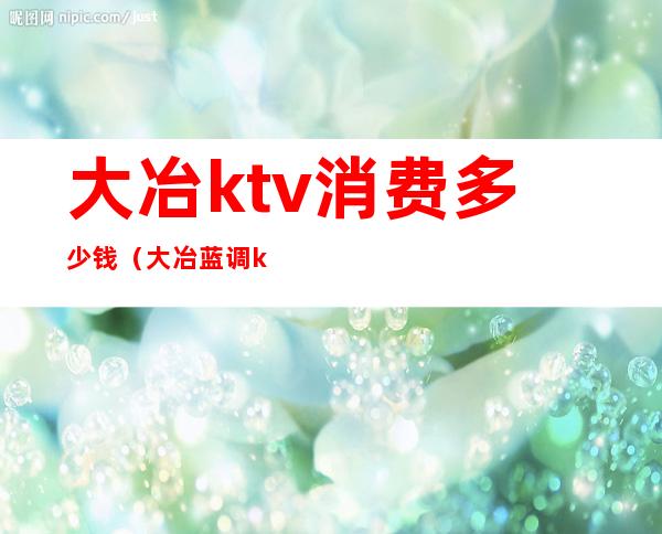 大冶ktv消费多少钱(大冶蓝调ktv价格)