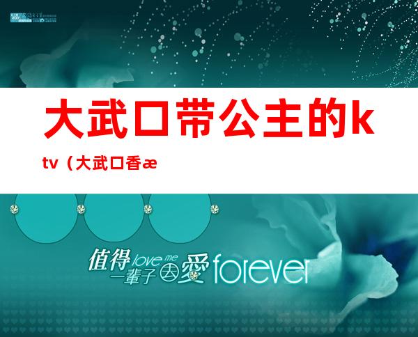 大武口带公主的ktv(大武口香水公主)