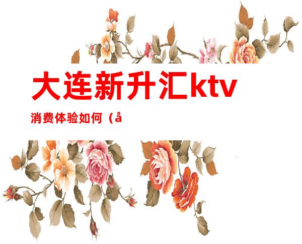 大连新升汇ktv消费体验如何（大连开发区音乐汇ktv）