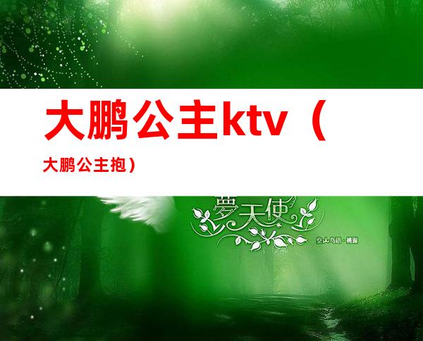 大鹏公主ktv（大鹏公主抱）