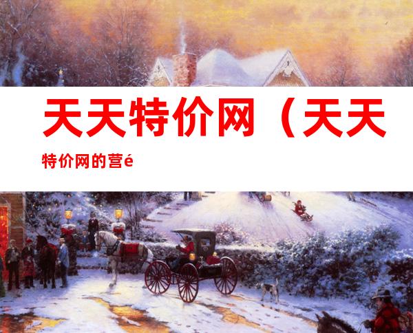 天天特价网(天天特价网的营销背景)