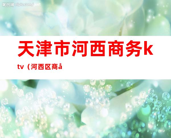 天津市河西商务ktv(河西区商务委)