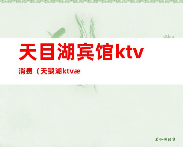 天目湖宾馆ktv消费(天鹅湖ktv消费)