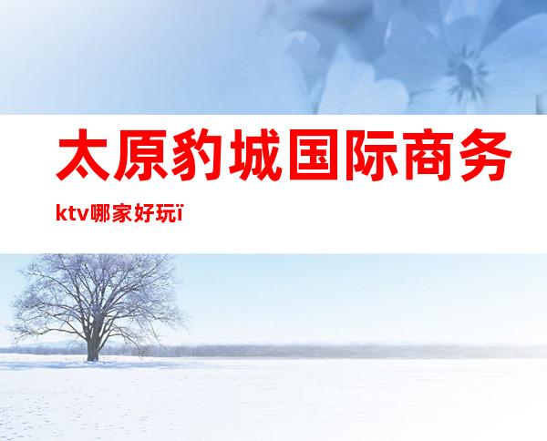 太原豹城国际商务ktv哪家好玩(太原好玩的商务KTV)