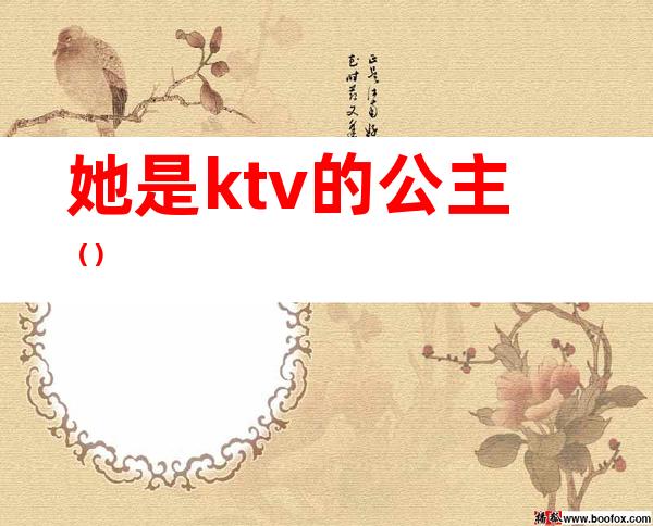她是ktv的公主()