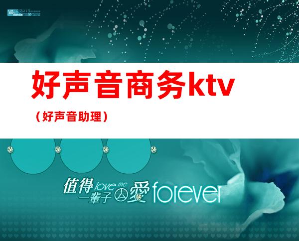 好声音商务ktv（好声音 助理）