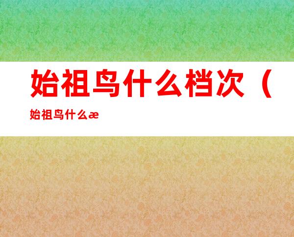 始祖鸟什么档次(始祖鸟什么档次哥伦比亚户外品牌)
