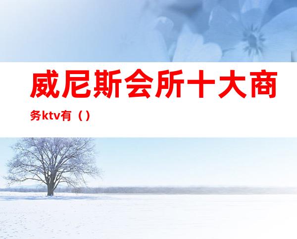 威尼斯会所十大商务ktv有()