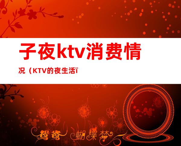 子夜ktv消费情况（KTV的夜生活）