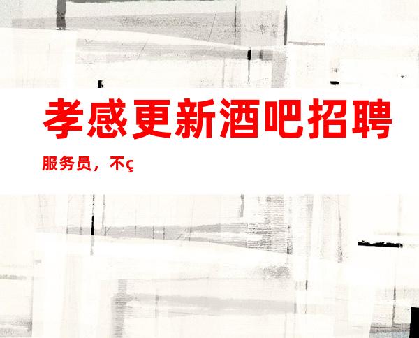 孝感更新酒吧招聘服务员,不用费用/旺季来临
