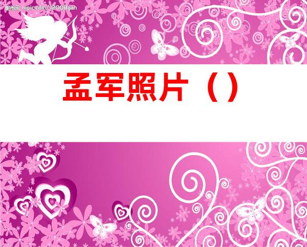 孟军照片()