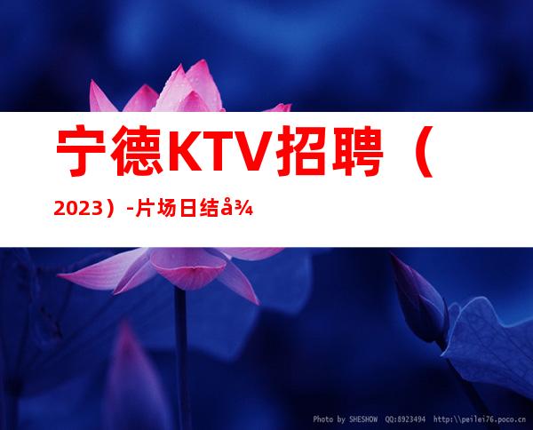 宁德KTV招聘(2023)-片场日结待遇高
