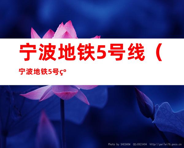 宁波地铁5号线(宁波地铁5号线运营时间)