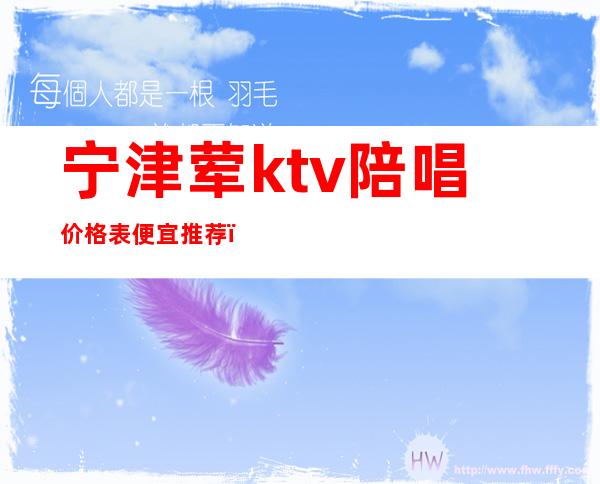 宁津荤ktv陪唱价格表便宜推荐(宁津歌王ktv电话号码)