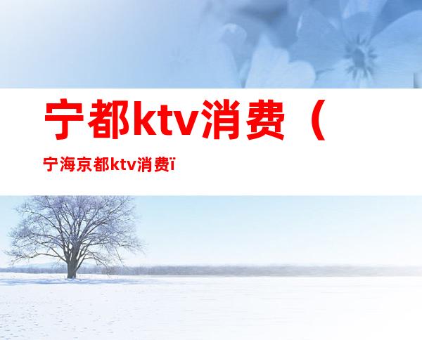 宁都ktv消费（宁海京都ktv消费）