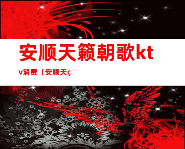安顺天籁朝歌ktv消费(安顺天籁朝歌ktv消费怎么样)
