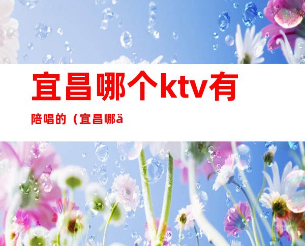 宜昌哪个ktv有陪唱的（宜昌哪个ktv有陪唱的地方）