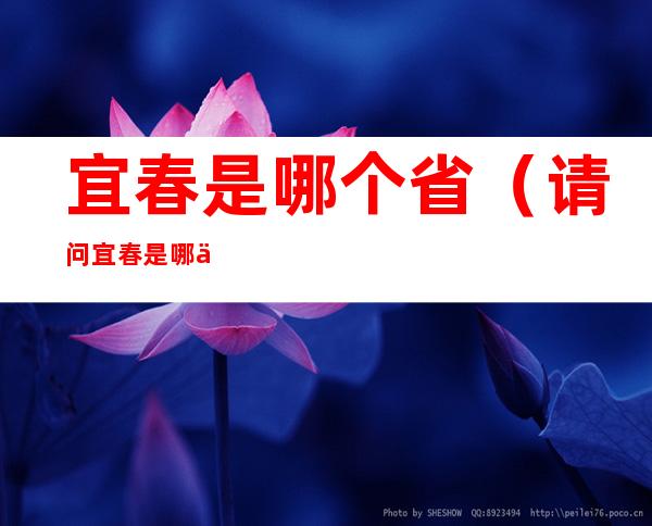 宜春是哪个省(请问宜春是哪个省)