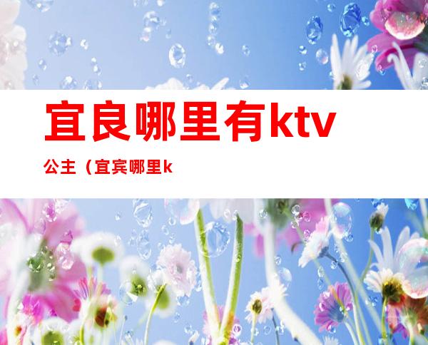 宜良哪里有ktv公主(宜宾哪里ktv有公主)