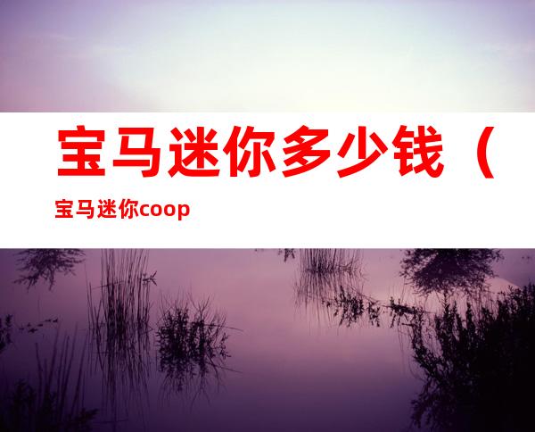 宝马迷你多少钱（宝马迷你cooper价格）