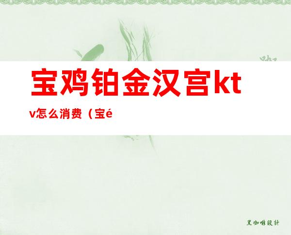 宝鸡铂金汉宫ktv怎么消费(宝鸡铂金汉宫商务会所好玩不)